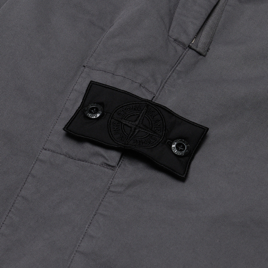 Мужские брюки Stone Island Shadow Project Chino Stretch Cotton Gabardine Blue Grey