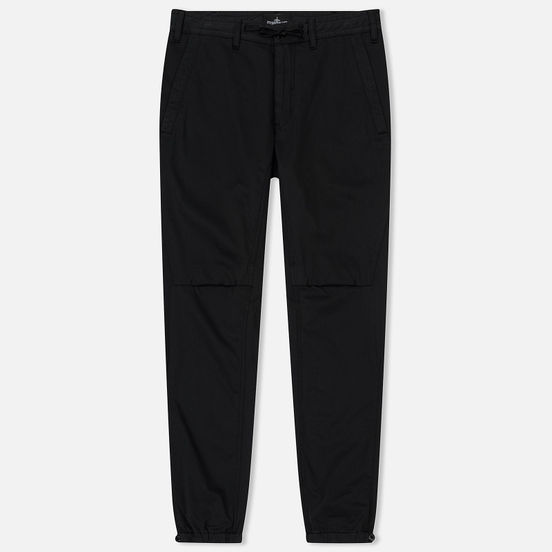 Мужские брюки Stone Island Shadow Project Cotton Wool Satin Tapered Black
