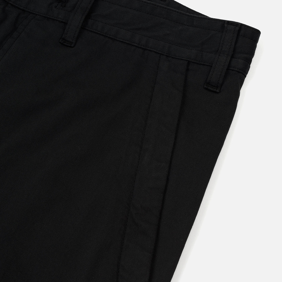 Мужские брюки Stone Island Shadow Project Cotton Wool Satin Tapered Black