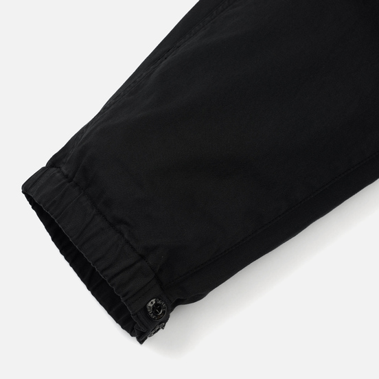 Мужские брюки Stone Island Shadow Project Cotton Wool Satin Tapered Black