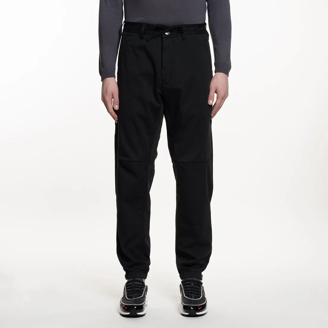 Stone Island Shadow Project Мужские брюки Cotton Wool Satin Tapered