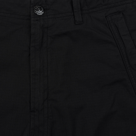 Мужские брюки Stone Island Slim Fit Brushed Stretch Twill Black
