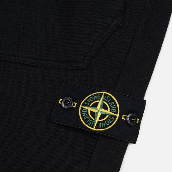 Мужские брюки Stone Island T.CO+OLD Fleece Black