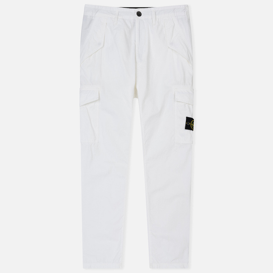 Мужские брюки Stone Island TC+OLD Cargo White