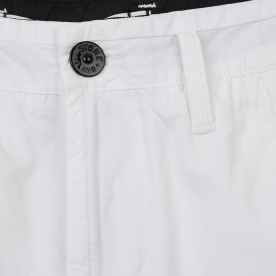 Мужские брюки Stone Island TC+OLD Cargo White