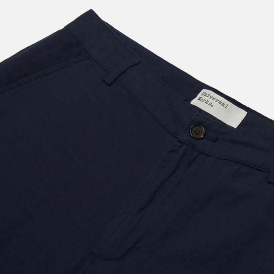 Мужские брюки Universal Works Aston Cotton Linen Navy