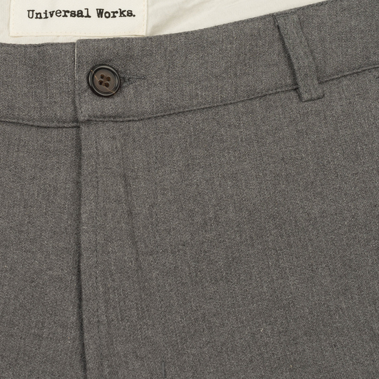 Мужские брюки Universal Works Aston Texture Cotton Grey