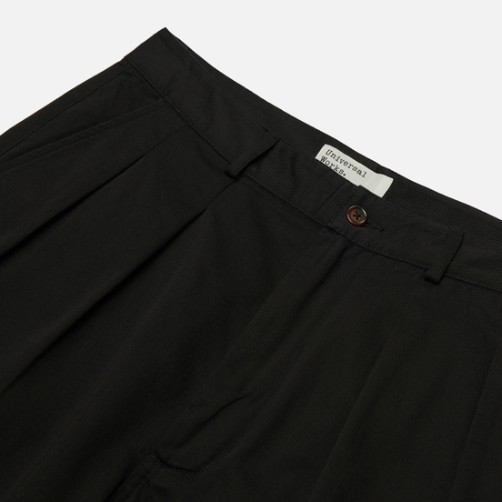 Мужские брюки Universal Works Double Pleat Twill Black