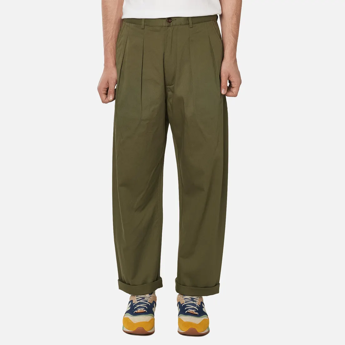 Universal Works Мужские брюки Double Pleat Twill