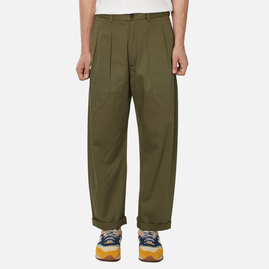 Мужские брюки Universal Works Double Pleat Twill Light Olive
