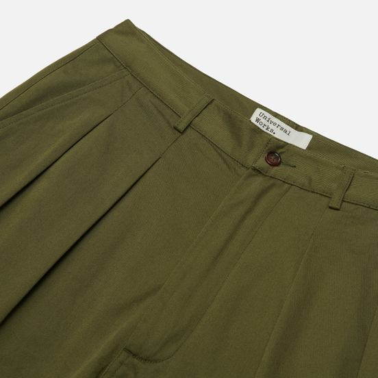 Мужские брюки Universal Works Double Pleat Twill Light Olive