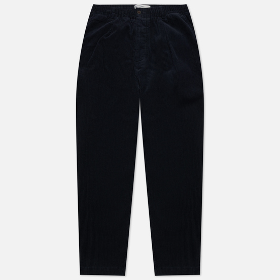Мужские брюки Universal Works Pleated Track Cord Navy