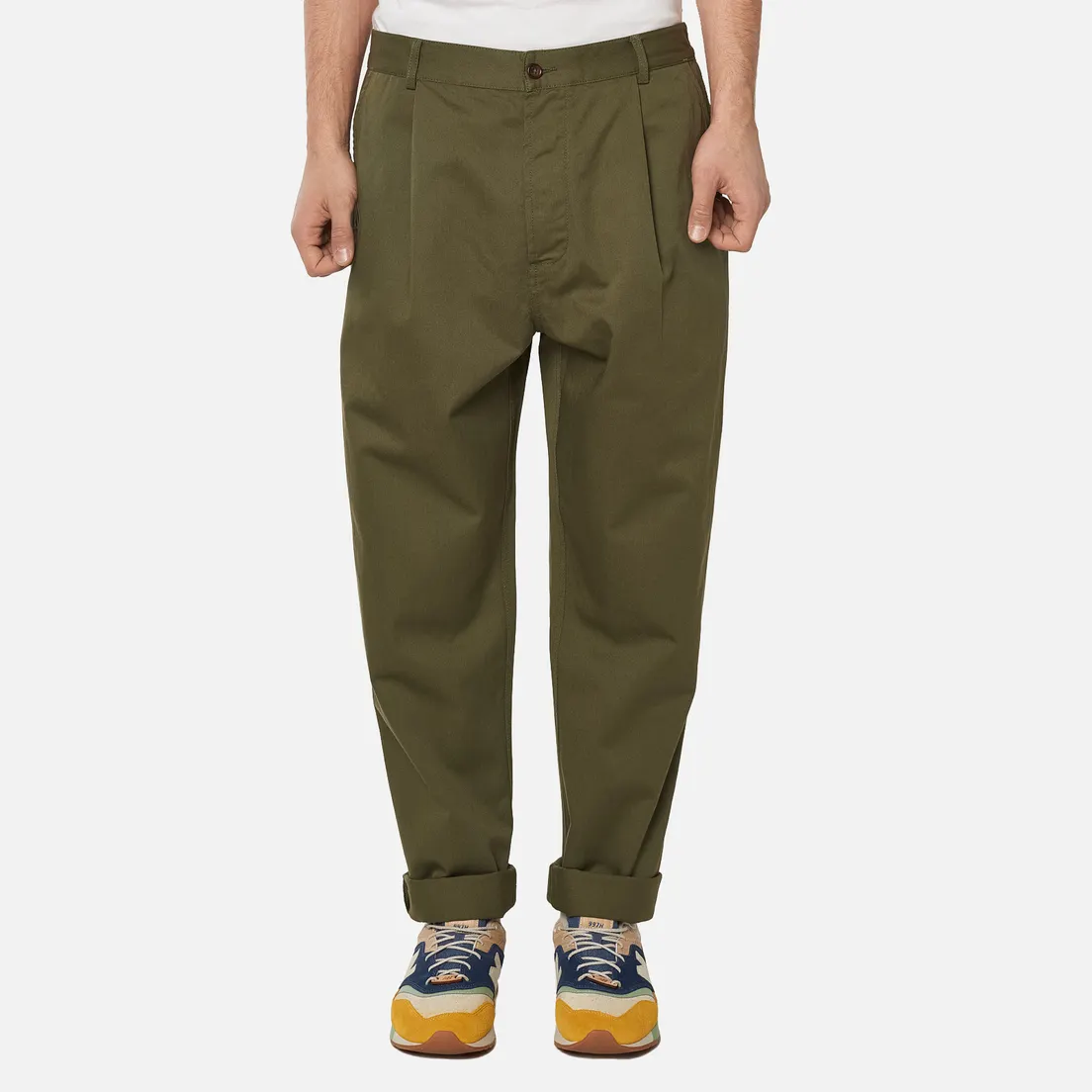 Universal Works Мужские брюки Pleated Twill
