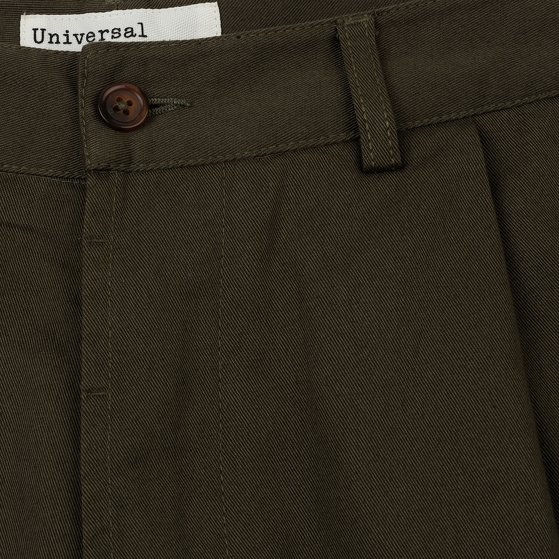 Universal Works Мужские брюки Pleated Twill