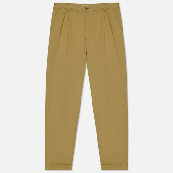 Мужские брюки Universal Works Pleated Twill Sand