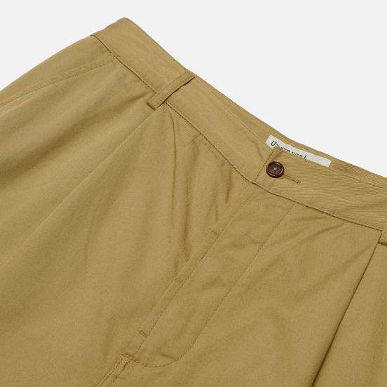 Мужские брюки Universal Works Pleated Twill Sand