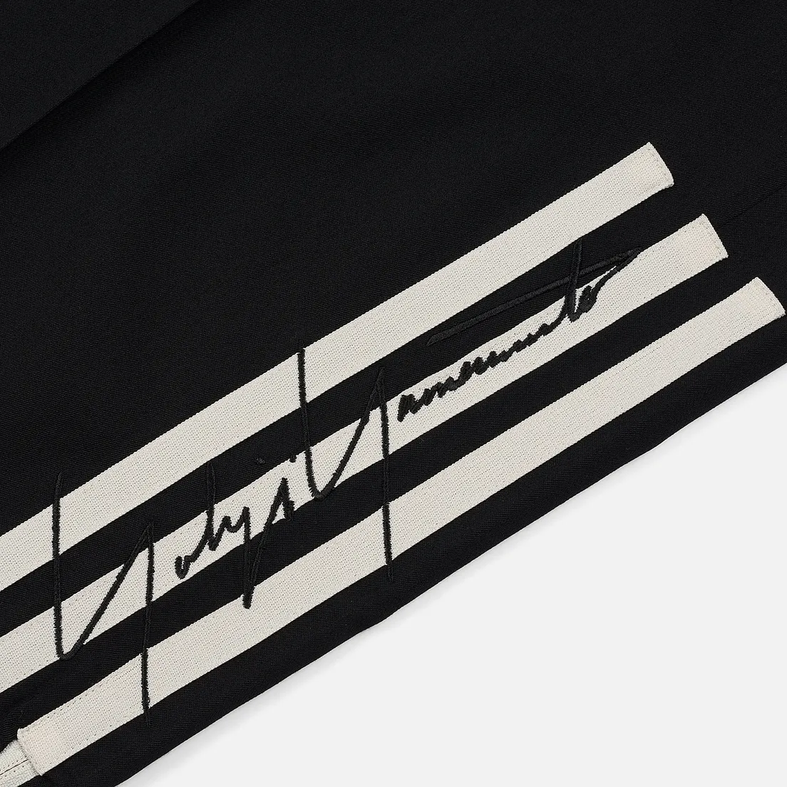Y-3 Мужские брюки 3 Stripes Wool Satin Wide