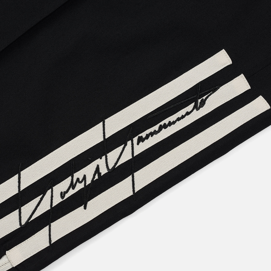 Мужские брюки Y-3 3 Stripes Wool Satin Wide Black/Ecru/Black
