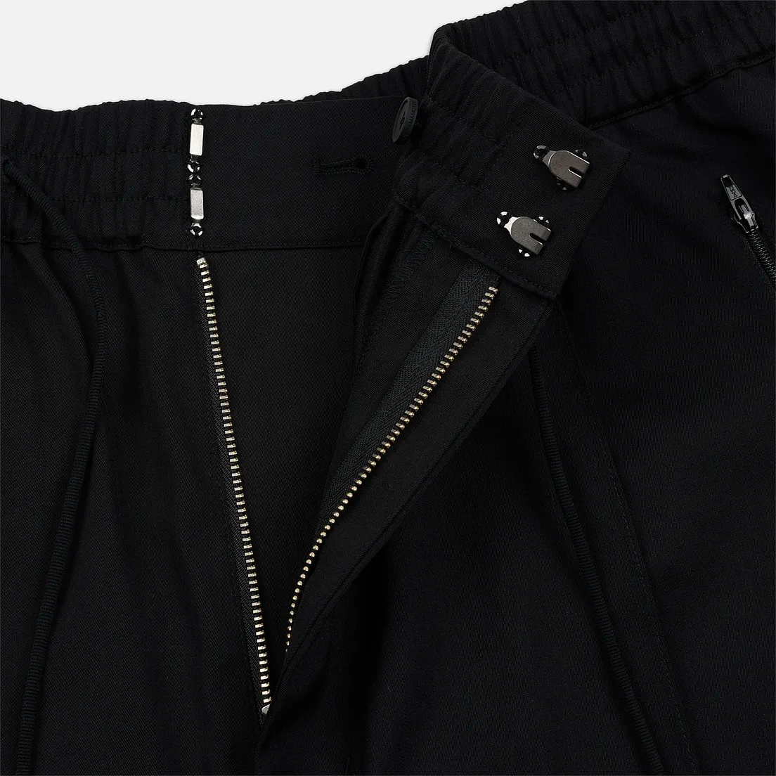 Y-3 Мужские брюки 3 Stripes Wool Satin Wide