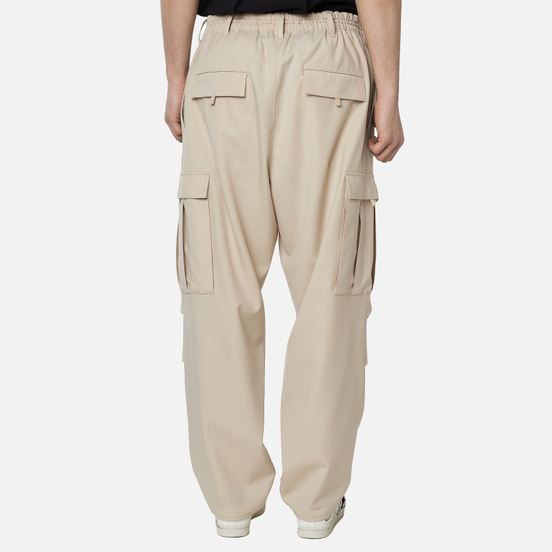 Мужские брюки Y-3 Classic Refined Wool Stretch Cargo Stone Khaki