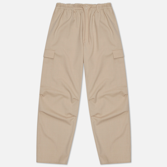 Мужские брюки Y-3 Classic Refined Wool Stretch Cargo Stone Khaki