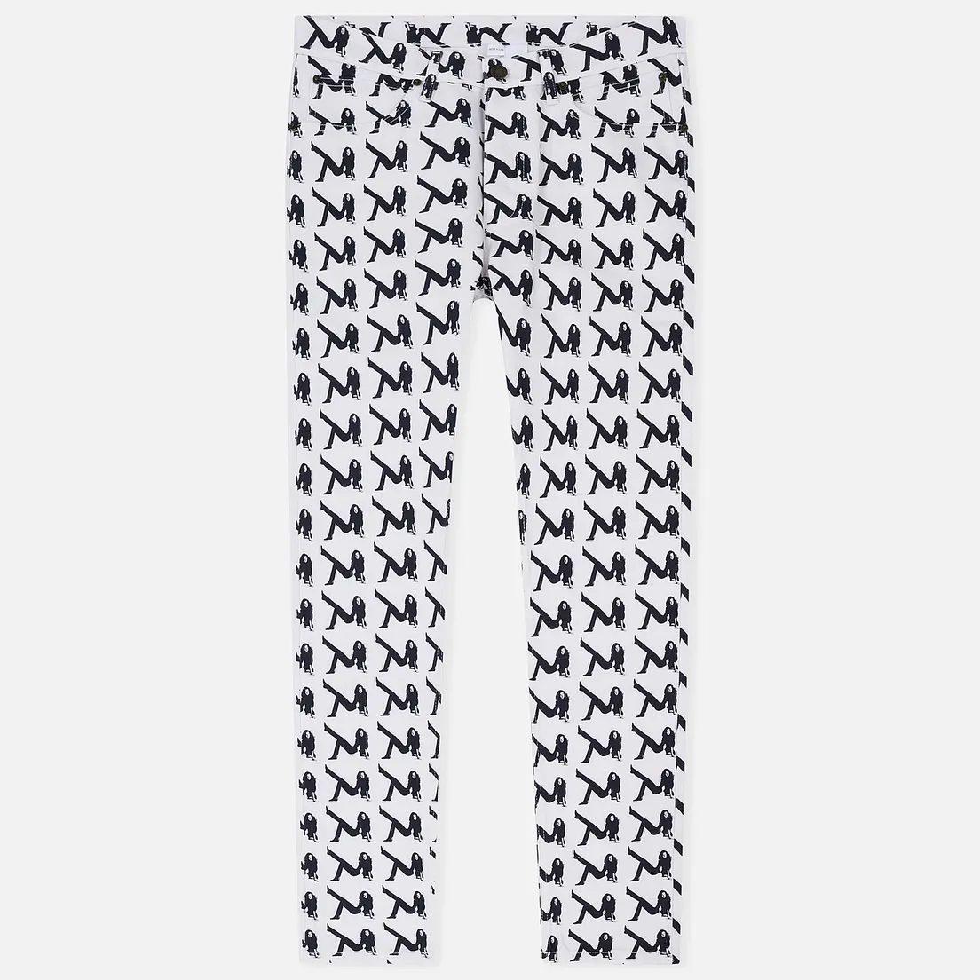 Calvin Klein Jeans Est. 1978 Мужские джинсы Icon Narrow Leg All Over Print
