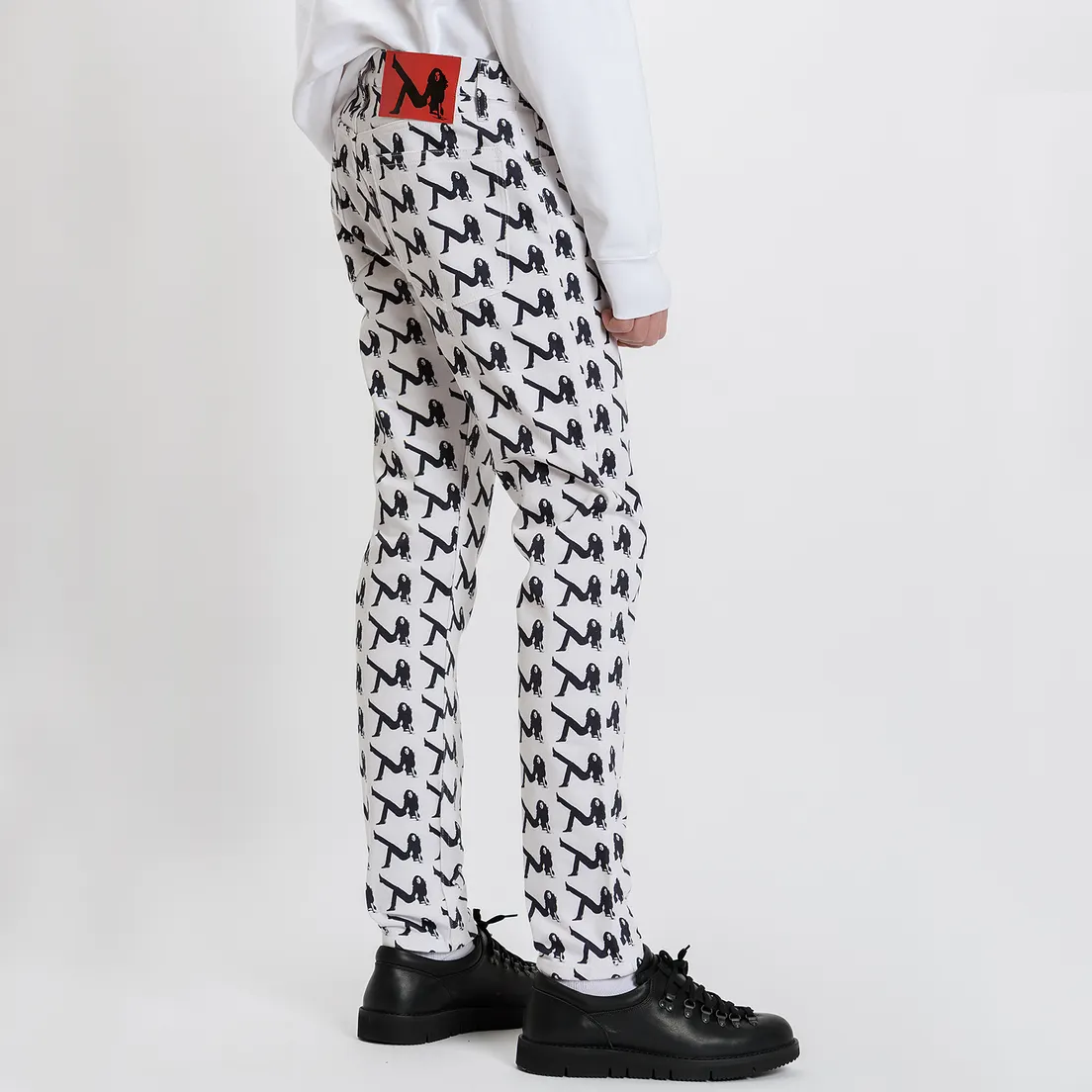 Calvin Klein Jeans Est. 1978 Мужские джинсы Icon Narrow Leg All Over Print