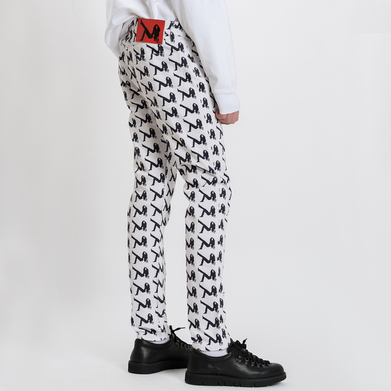 Мужские джинсы Calvin Klein Jeans Est. 1978 Icon Narrow Leg All Over Print Brooke Black