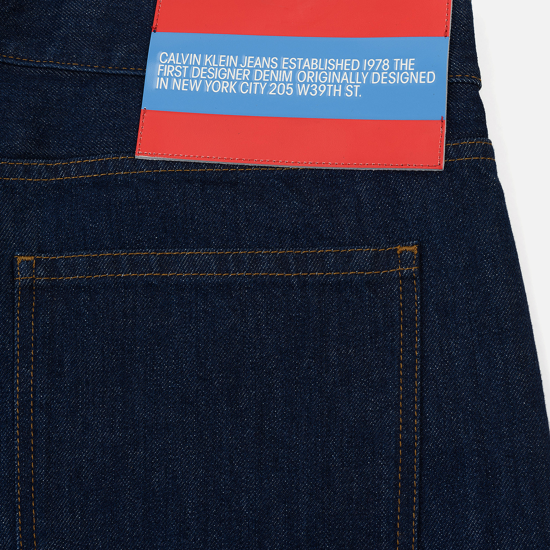 Calvin Klein Jeans Est. 1978 Мужские джинсы Straight Leg Panel Rinse