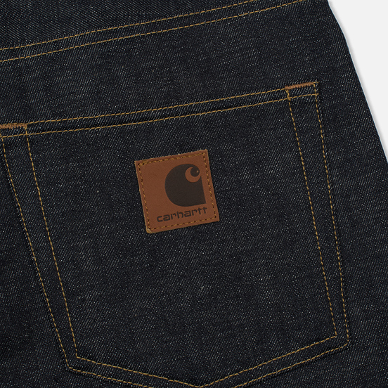 Мужские джинсы Carhartt WIP Klondike Edgewood 12 Oz Blue Rigid