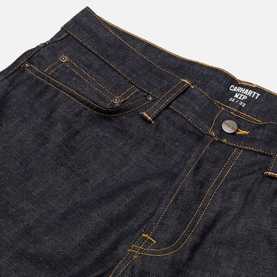 Мужские джинсы Carhartt WIP Klondike Edgewood 12 Oz Blue Rigid