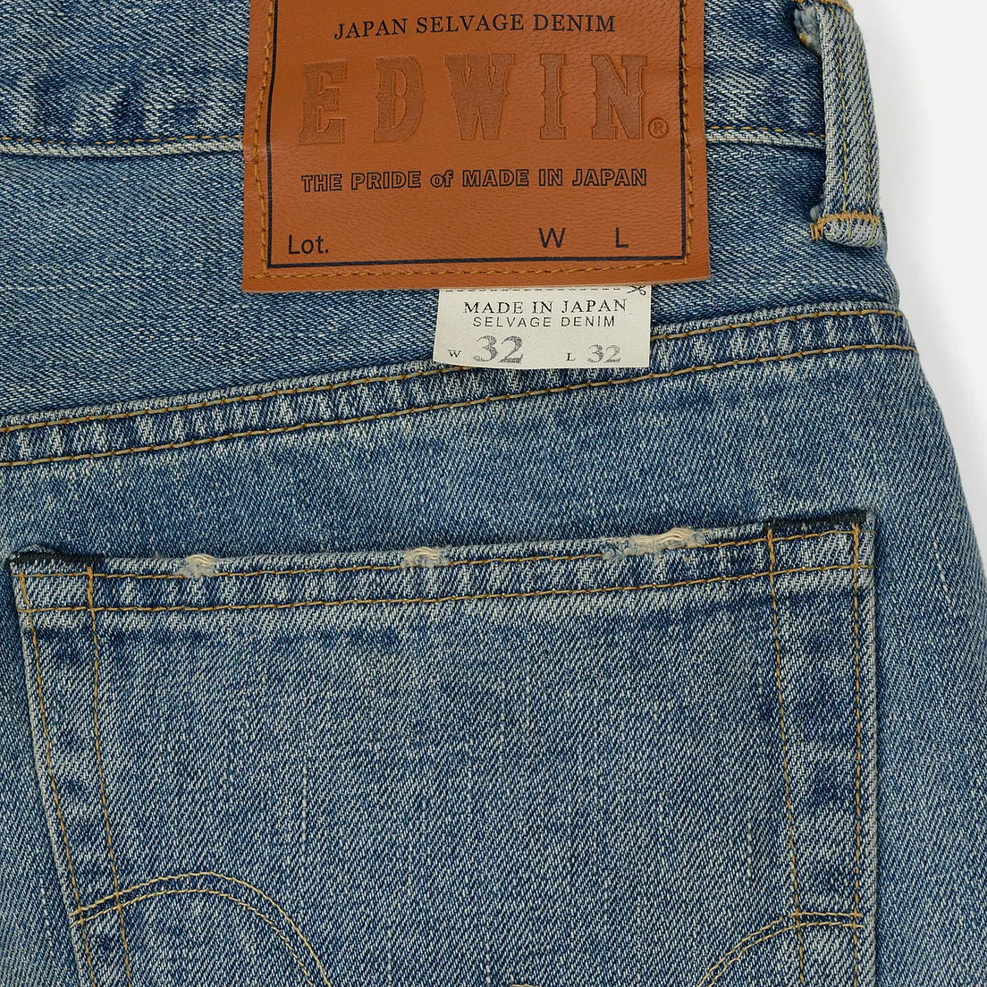 Edwin Мужские джинсы Classic Regular Tapered Rainbow Selvage Japan Denim 13 Oz