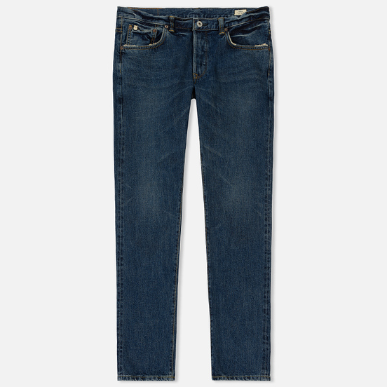 Мужские джинсы Edwin Classic Regular Tapered Rainbow Selvage Japan Denim 13 Oz Mid Dark Used