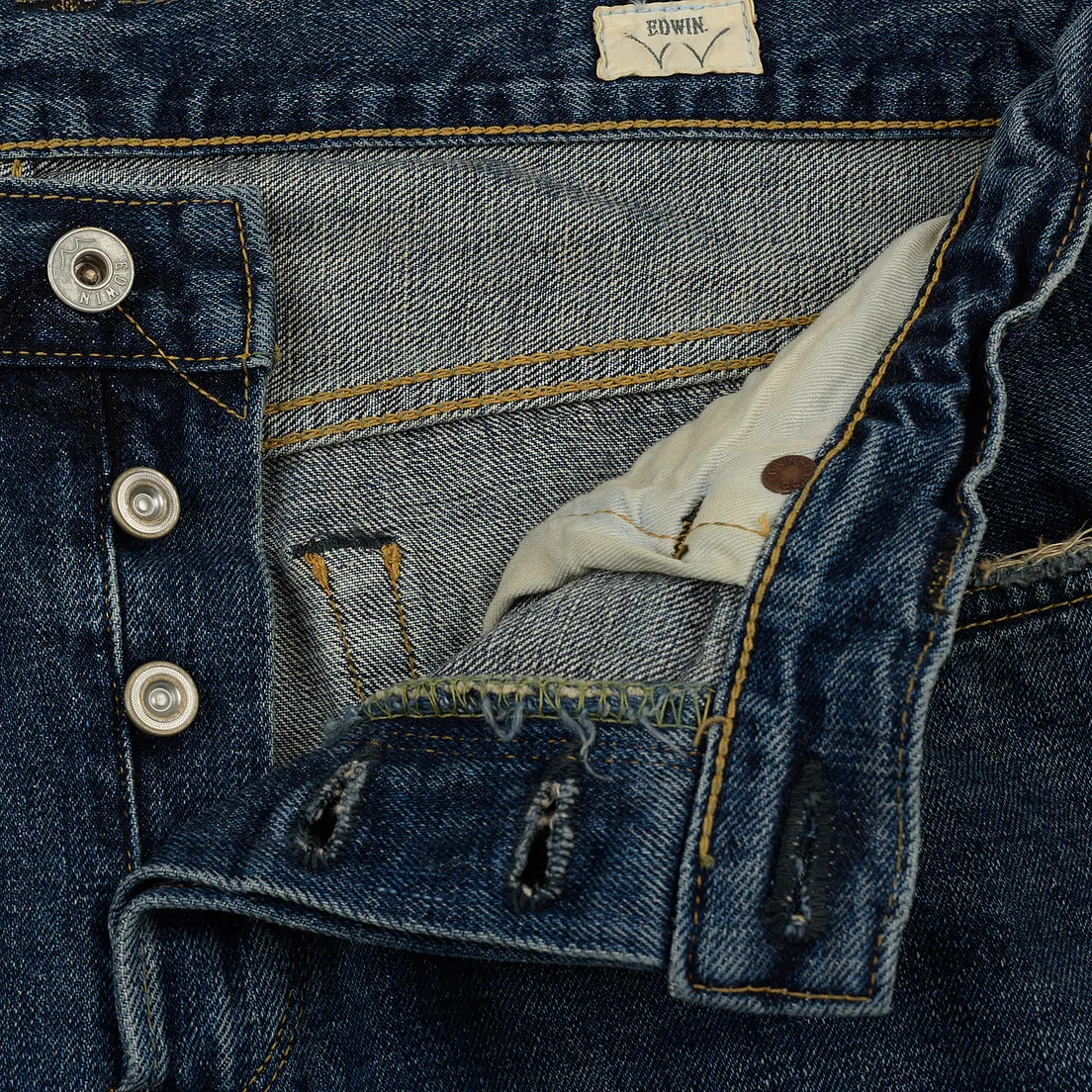 Edwin Мужские джинсы Classic Regular Tapered Rainbow Selvage Japan Denim 13 Oz