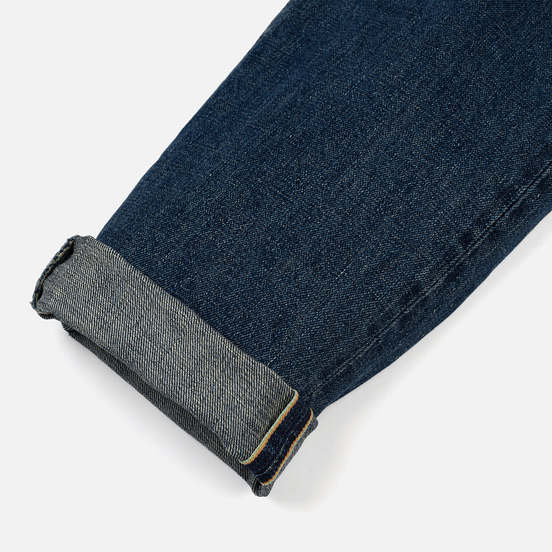 Мужские джинсы Edwin Classic Regular Tapered Rainbow Selvage Japan Denim 13 Oz Mid Dark Used