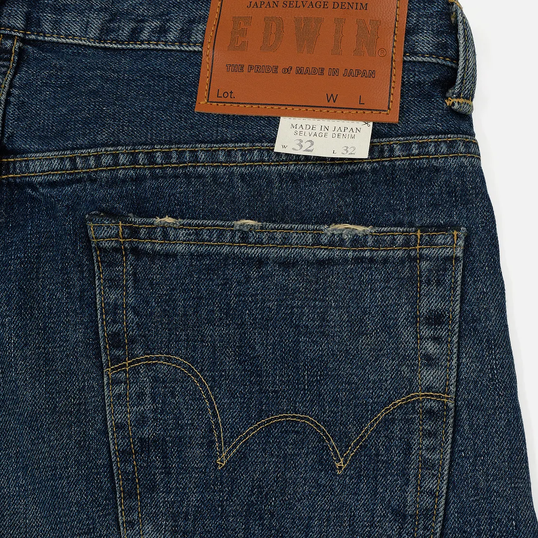 Edwin Мужские джинсы Classic Regular Tapered Rainbow Selvage Japan Denim 13 Oz