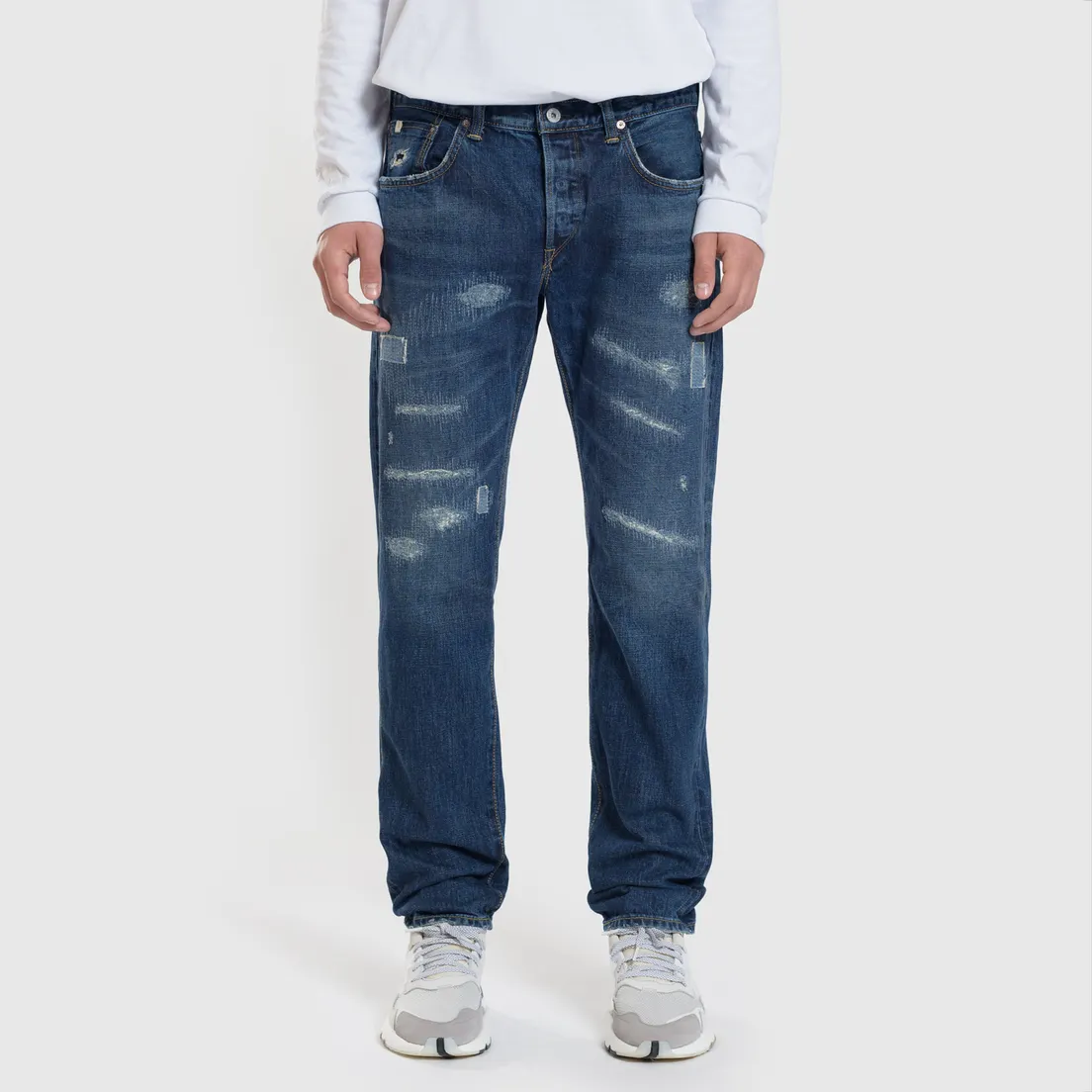 Edwin Мужские джинсы Classic Regular Tapered Rainbow Selvage Japan Denim 13 Oz