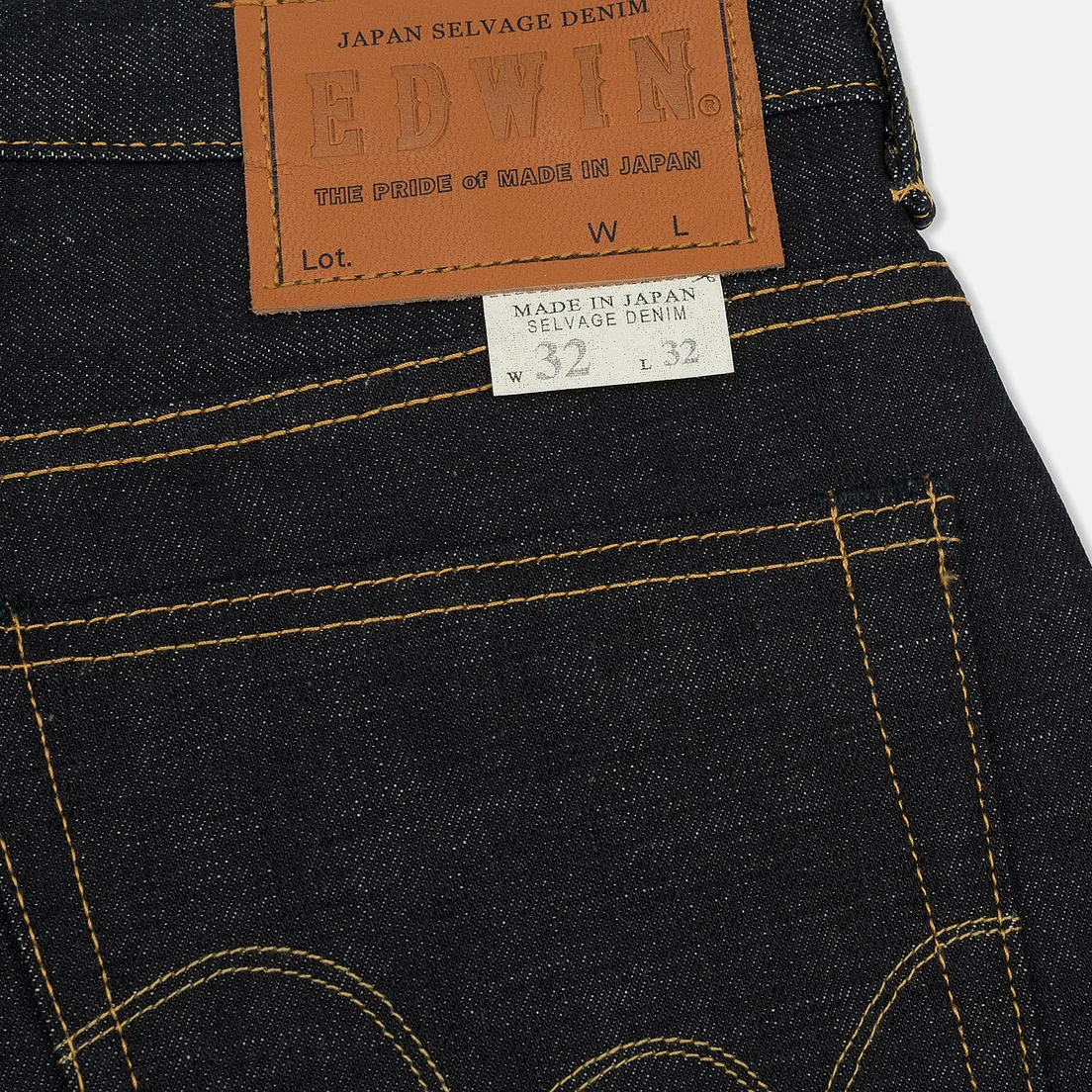 Edwin Мужские джинсы Classic Regular Tapered Rainbow Selvage Japan Denim 13 Oz