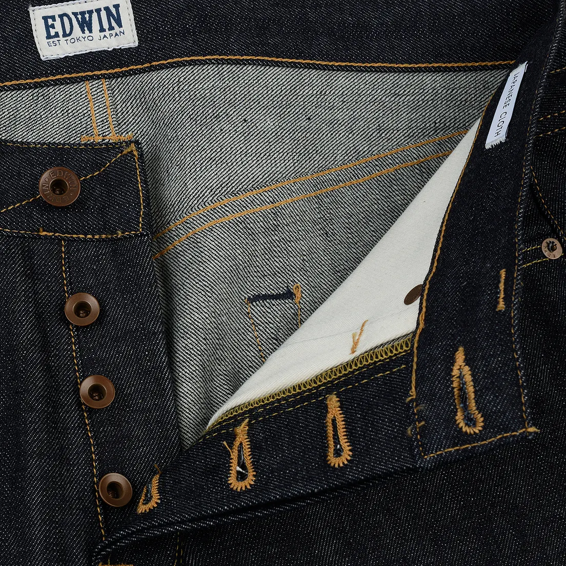 Edwin Мужские джинсы ED-47 Regular Straight Red Listed Selvage