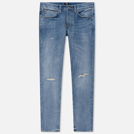 Мужские джинсы Edwin ED-55 63 Rainbow Selvage Denim 12.8 Oz Blue Manami Repair Wash