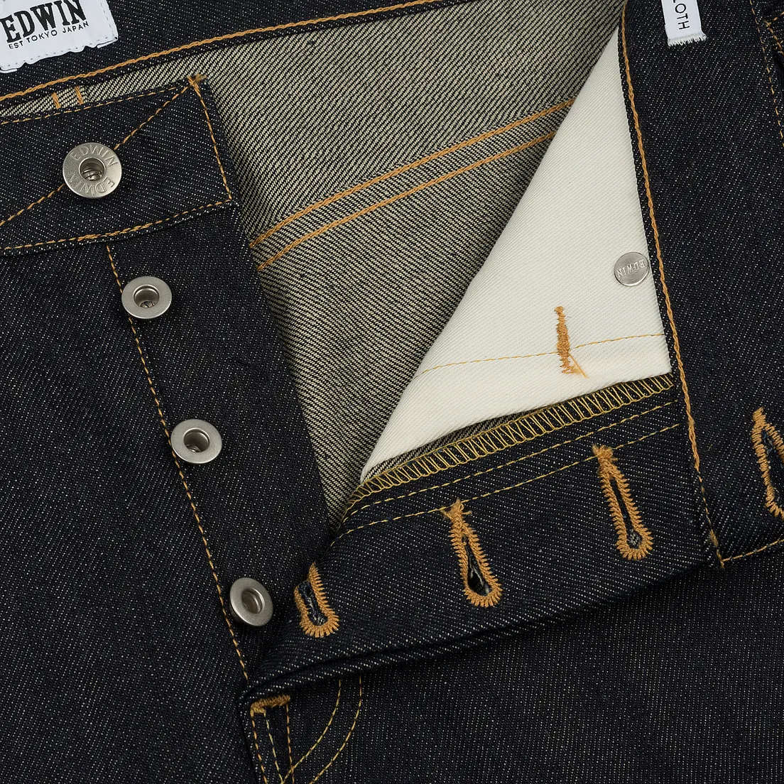Edwin Мужские джинсы ED-55 63 Rainbow Selvage Denim 12.8 Oz