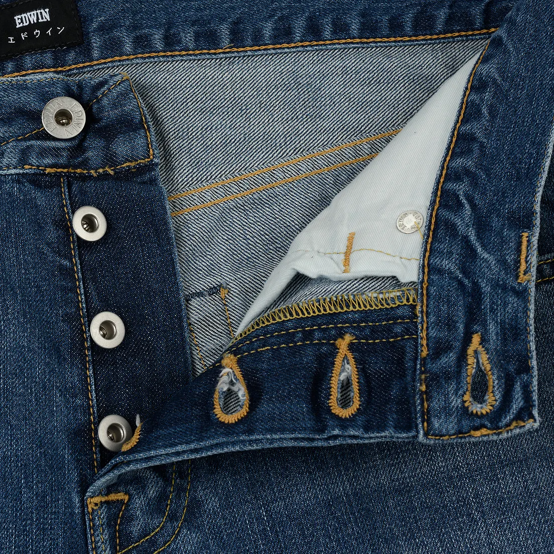 Edwin Мужские джинсы ED-55 Kingston Blue Denim 12 Oz