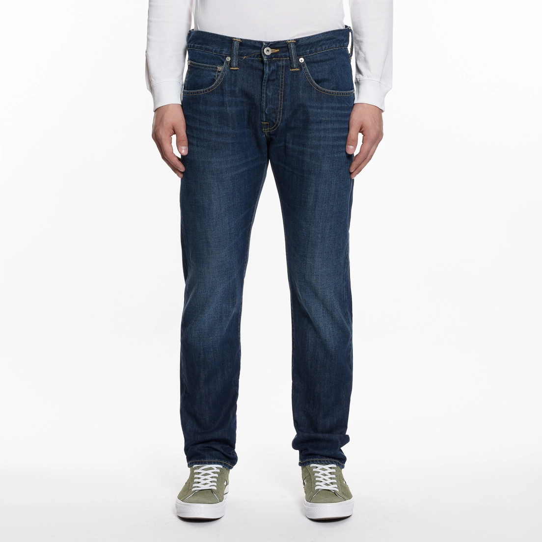 Edwin Мужские джинсы ED-55 Kingston Blue Denim 12 Oz