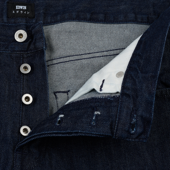 Мужские джинсы Edwin ED-55 Kingston Blue Denim 12 Oz Blue Rinsed