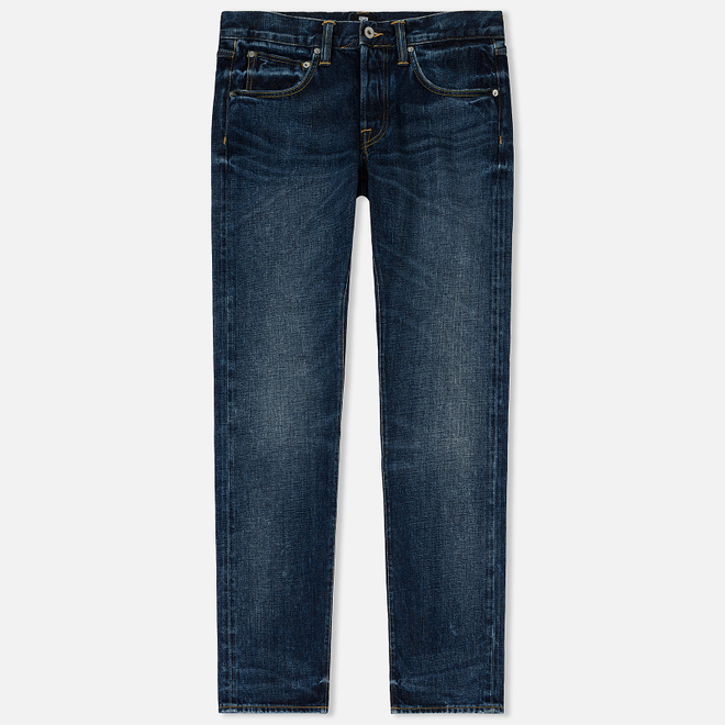 Мужские джинсы Edwin ED-55 Red Listed Selvage Denim 14 Oz Blue Contrast Clean Wash
