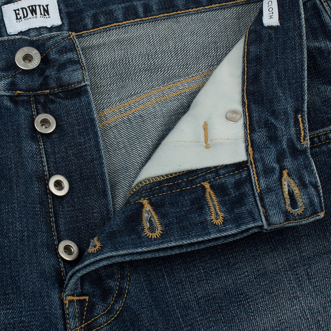 Edwin Мужские джинсы ED-55 Red Listed Selvage Denim 14 Oz