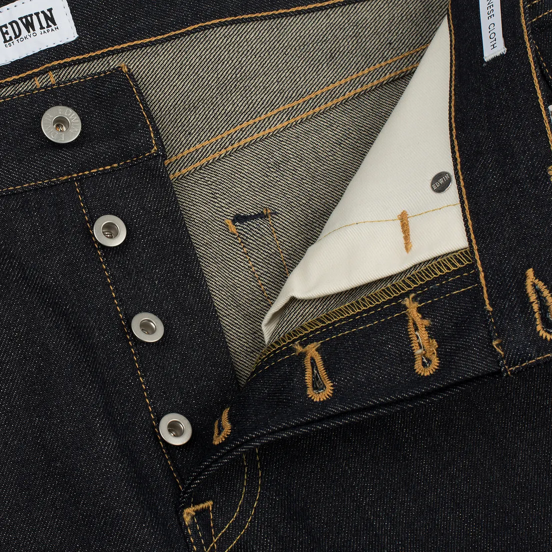 Edwin Мужские джинсы ED-75 63 Rainbow Selvage Denim 12.8 Oz