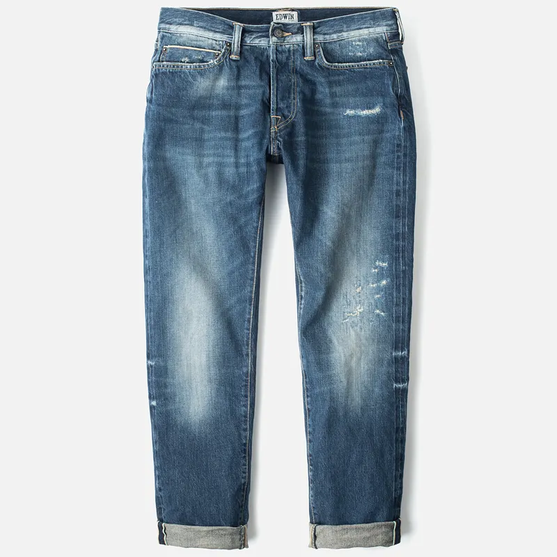 Edwin Мужские джинсы ED-75 Mid Rise Tapered 63 Rainbow Selvage HR-7