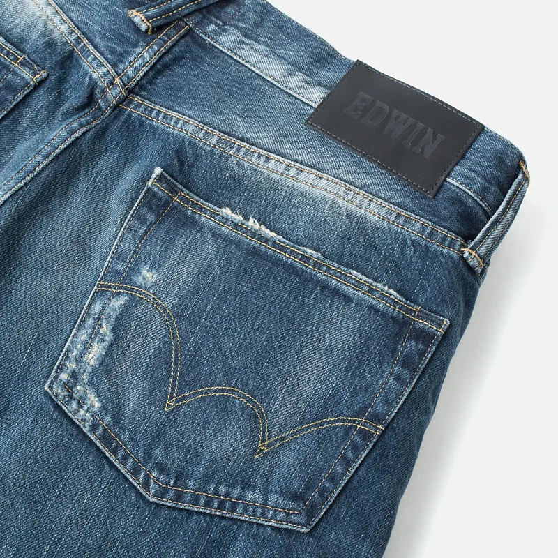 Edwin Мужские джинсы ED-75 Mid Rise Tapered 63 Rainbow Selvage HR-7