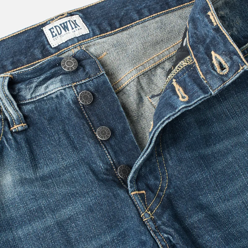 Edwin Мужские джинсы ED-75 Mid Rise Tapered 63 Rainbow Selvage HR-7